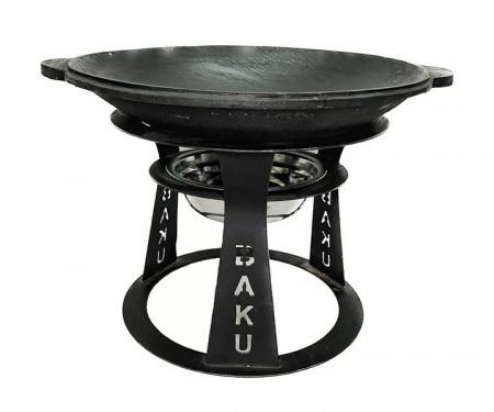 Садж чугунный 50 см + Подставка под садж "Баку"